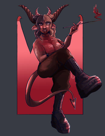 Detailed, one character, no background